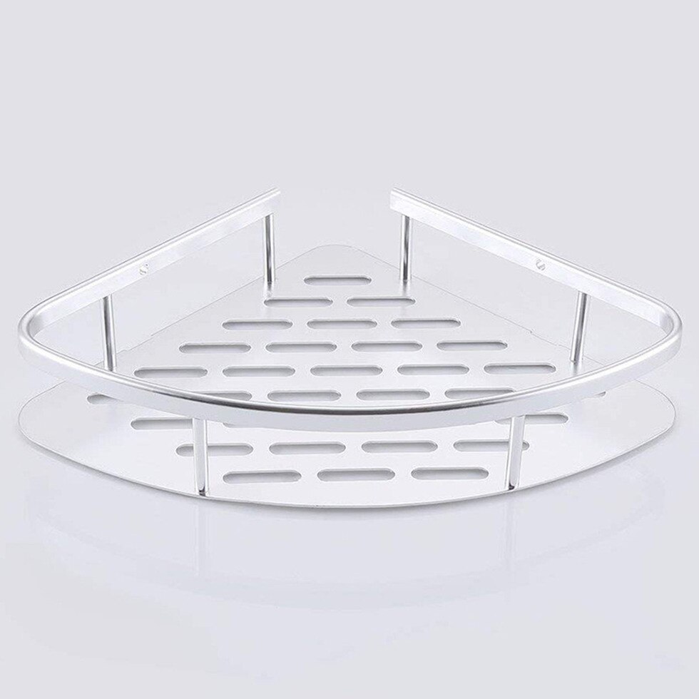 Space Aluminum Bathroom Shelf Shower Shampoo Soap Cosmetic Shelves Bathroom Accessories Storage Organizer Rack Holder