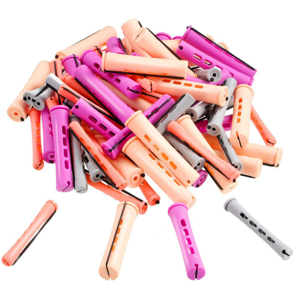 Perm Rods Set Hair Rollers Curlers 40/80piece Hair Cold Wave Rods Hair Curler for Women Long Short HAIR HAIR BEAUTI MAKEUP TOOL