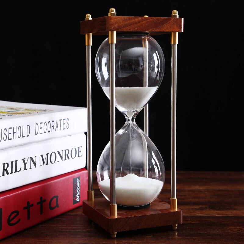 Retro timeglas timer skrivebord 30 minutter timeglas børns fødselsdag hjem dekoration tilbehør timeglas sand timere