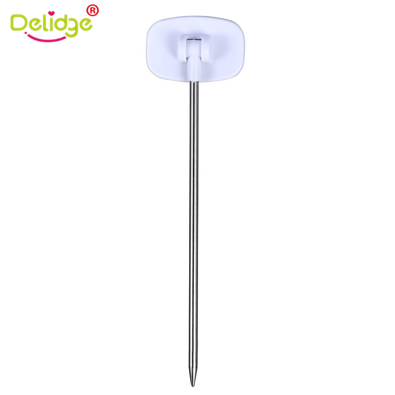 1 Pc de Cocina Digital horneado de alimentos termómetro de carne barbacoa horno leche cocina probador giratorio sonda electrónica termómetro