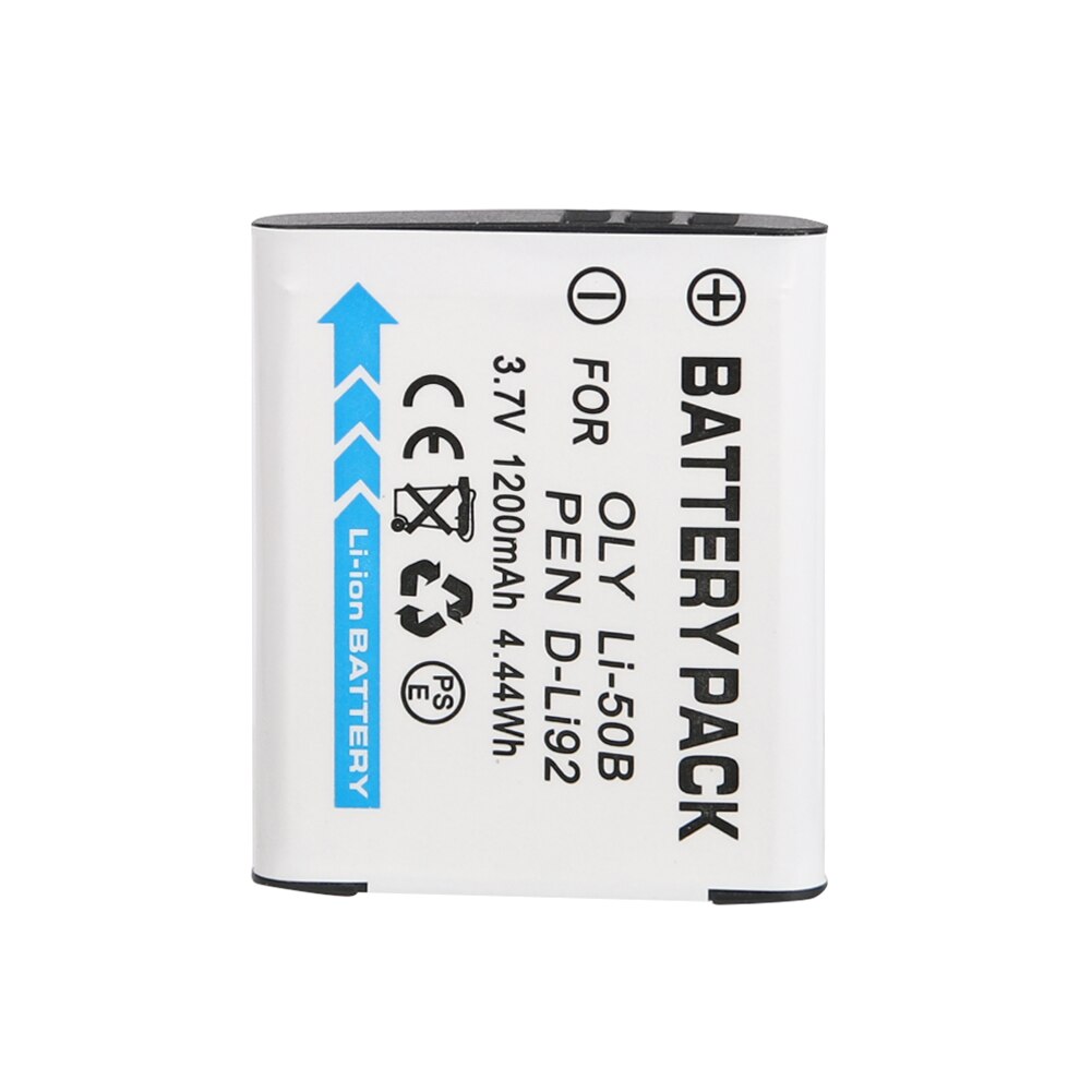 OHD Original High Capacity Camera Battery LI 50B LI-50B For Olympus MJU Stylus 1010 1020 1030SW 9000 SH21 SH25 SP720UZ SP800UZ