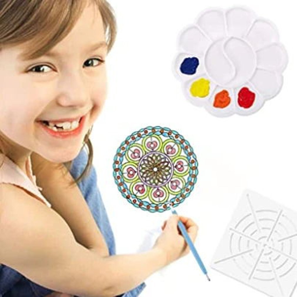20 st/set kombination mandala dotting verktyg kit stenmålad lera diy målning mall verktygssats