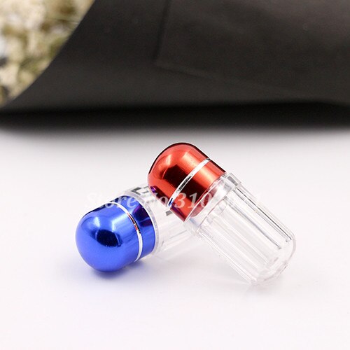 Capsules en plastique 1g 5 couleurs, petite Capsule 1ml, 100 unités/lot, produits de soins de santé