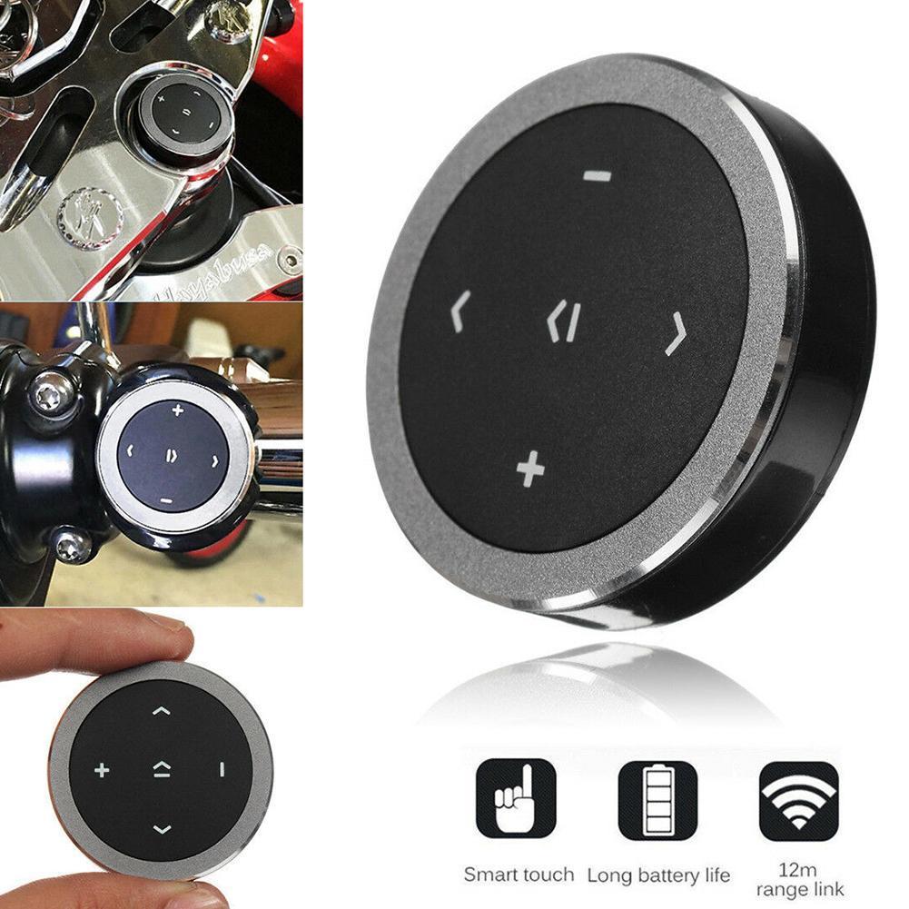Draadloze Bluetooth Afstandsbediening Music Foto Auto Stuurwiel Media Stuur Voor Telefoon Beugel Met Smart Knop I3G4