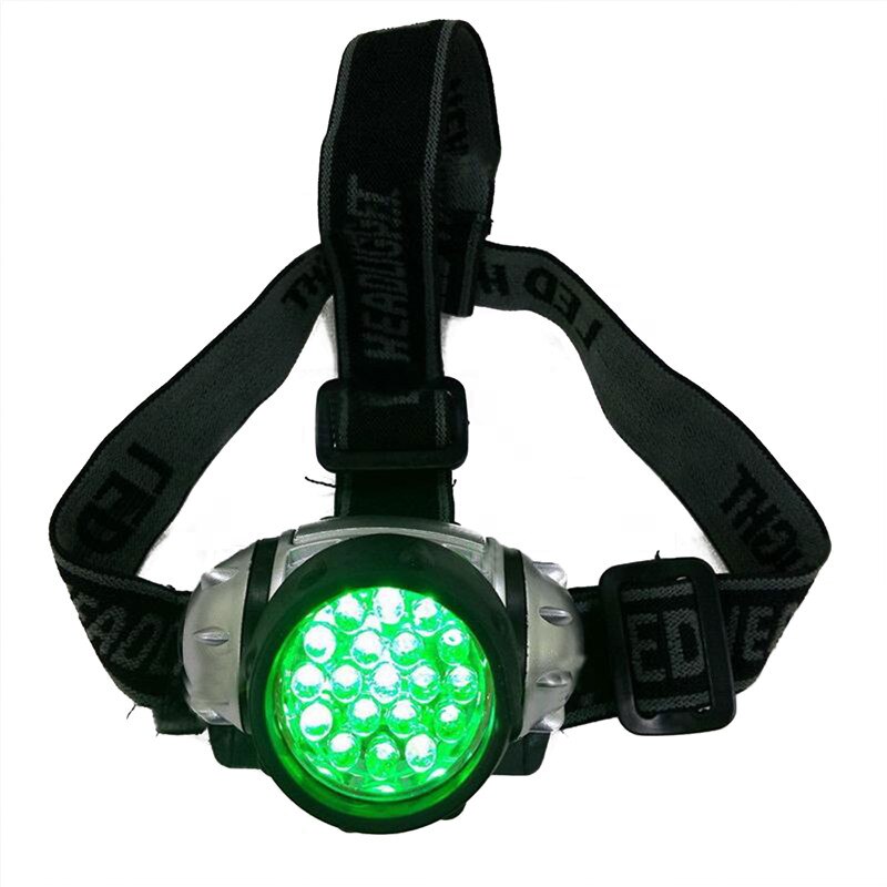 19 LED Head Plant Lamp, High Intensity Green Hydroponics Horticulture Light 4 Operation Modes Grow Room Flash Night Light