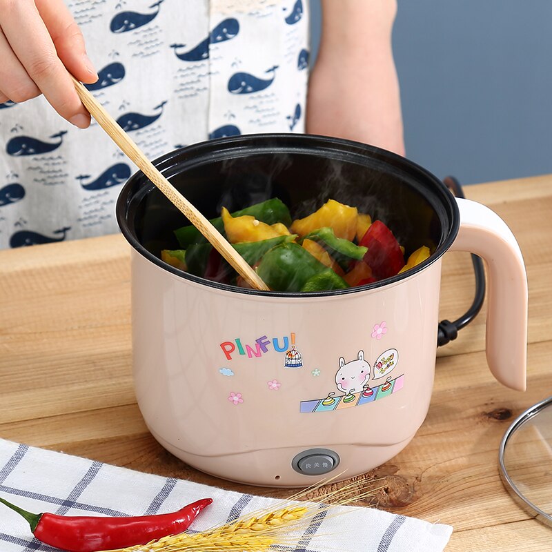 Multifunctional Electric 220V Cooking Pot Non-stick Pot Household Electric Cooking Machine EU/AU/UK Frying Pot