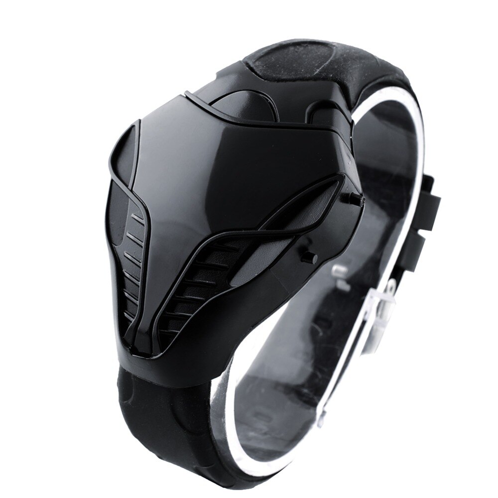 kobra sport zegarek czarny kolor męnarty doprowadziło cyfrowy zegarek kobra trójkąt Wybierz silikonowe sportowe zegarki elektroniczne