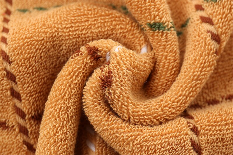 Jacquard Plaid 33*74 cm Soft 100% Terry Hand Towels for Adults Decorative Face Bathroom Hand Towels Toallas de Mano V5841