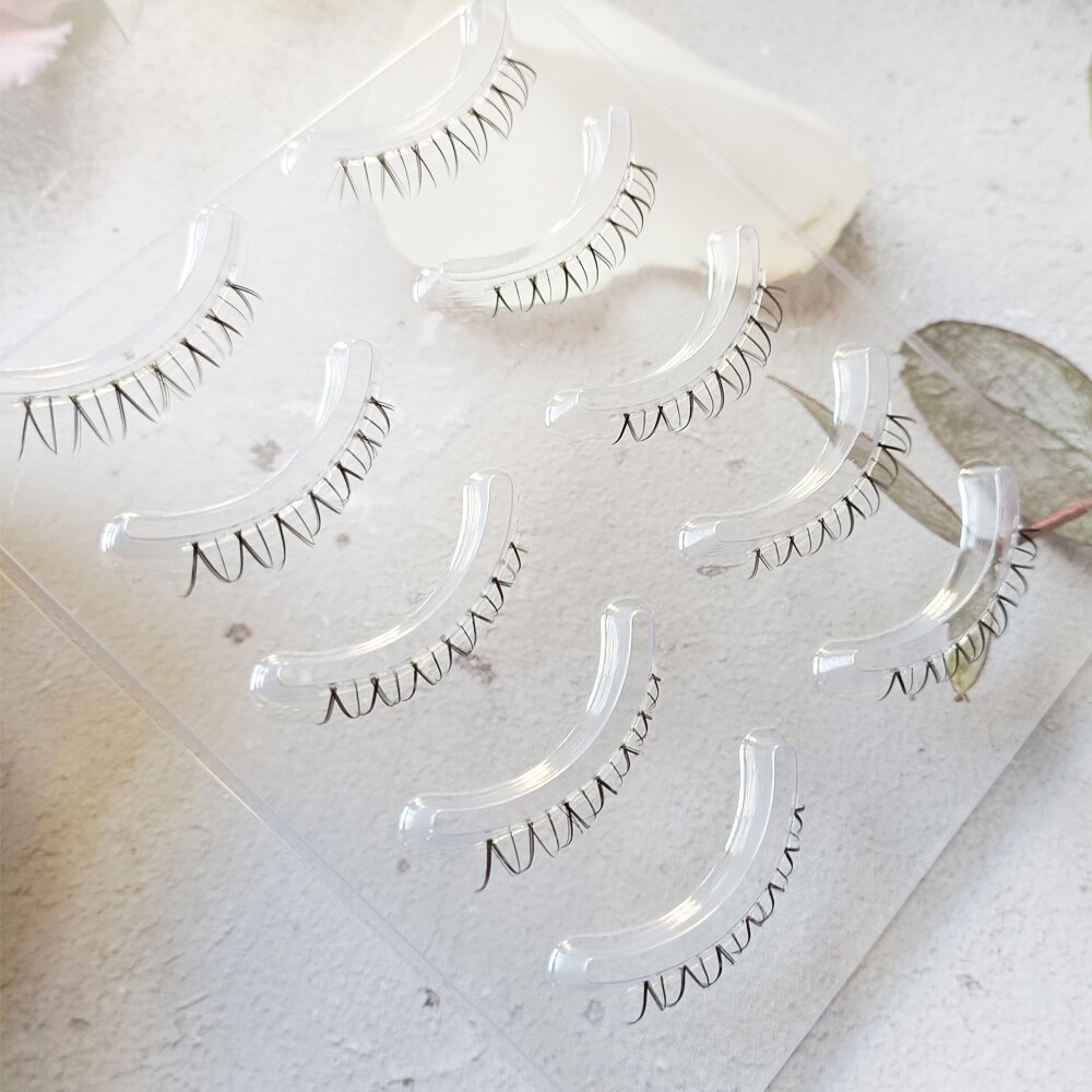 Faux-cils courts en vison, 5 paires, maquillage naturel, Cosplay sous les cils, Extension pour les yeux