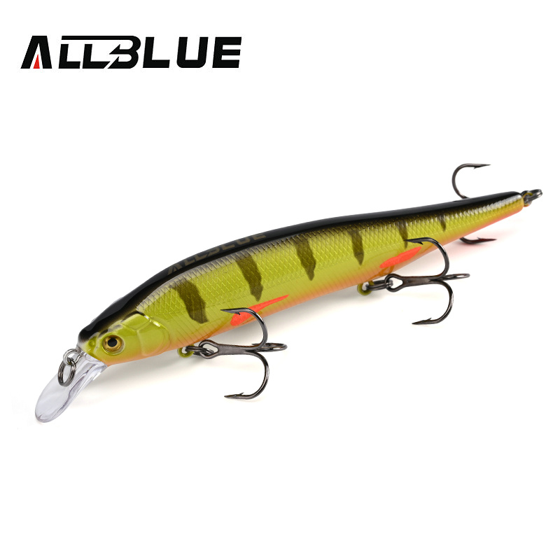 ALLBLUE KITETSU 115SP Wobbler Suspend Fishing Lure 115mm 15.4g Hard Plastic Minnow Pike Bass Perch Artificial Bait Tackle: Burgundy