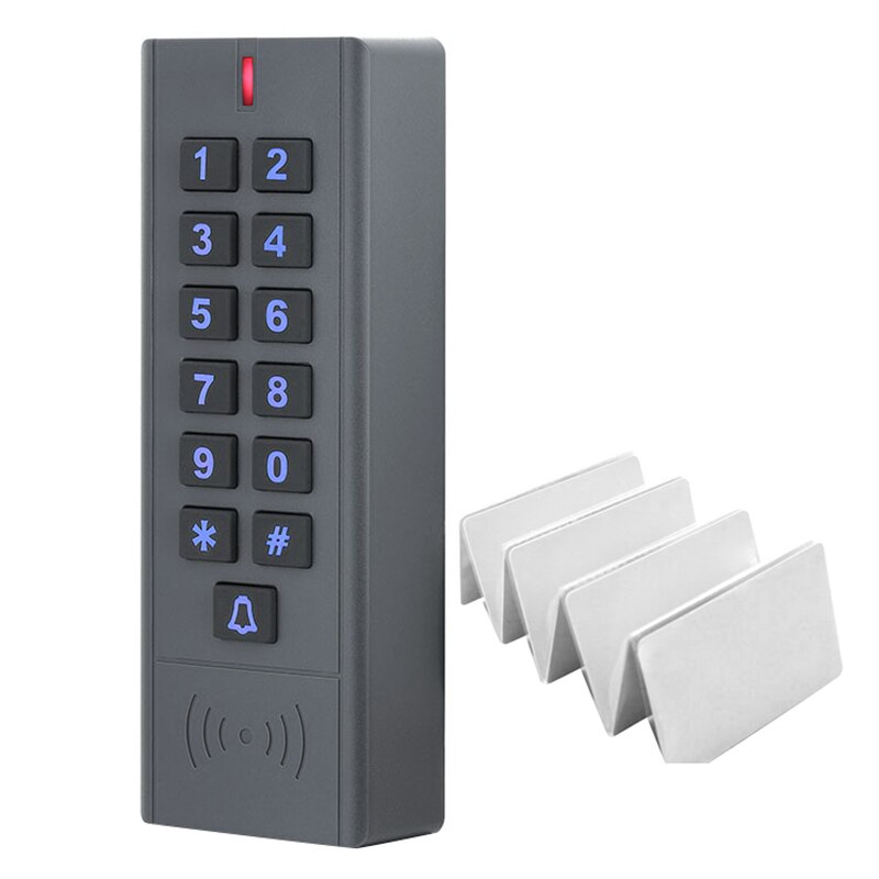 125Khz Rfid Access Control System Device Machine 1000 User Wiegand 26 Input Output Proximity Entry Door Ip67 Waterproof: Default Title