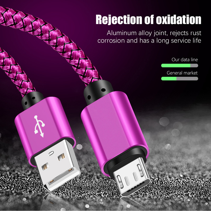 Câble Micro USB 2,4a pour recharge rapide et transfert de données, cordon de chargeur pour téléphone Huawei Y7P Y6P Y5P P Smart Honor 9A 9C 9S 8A 8S