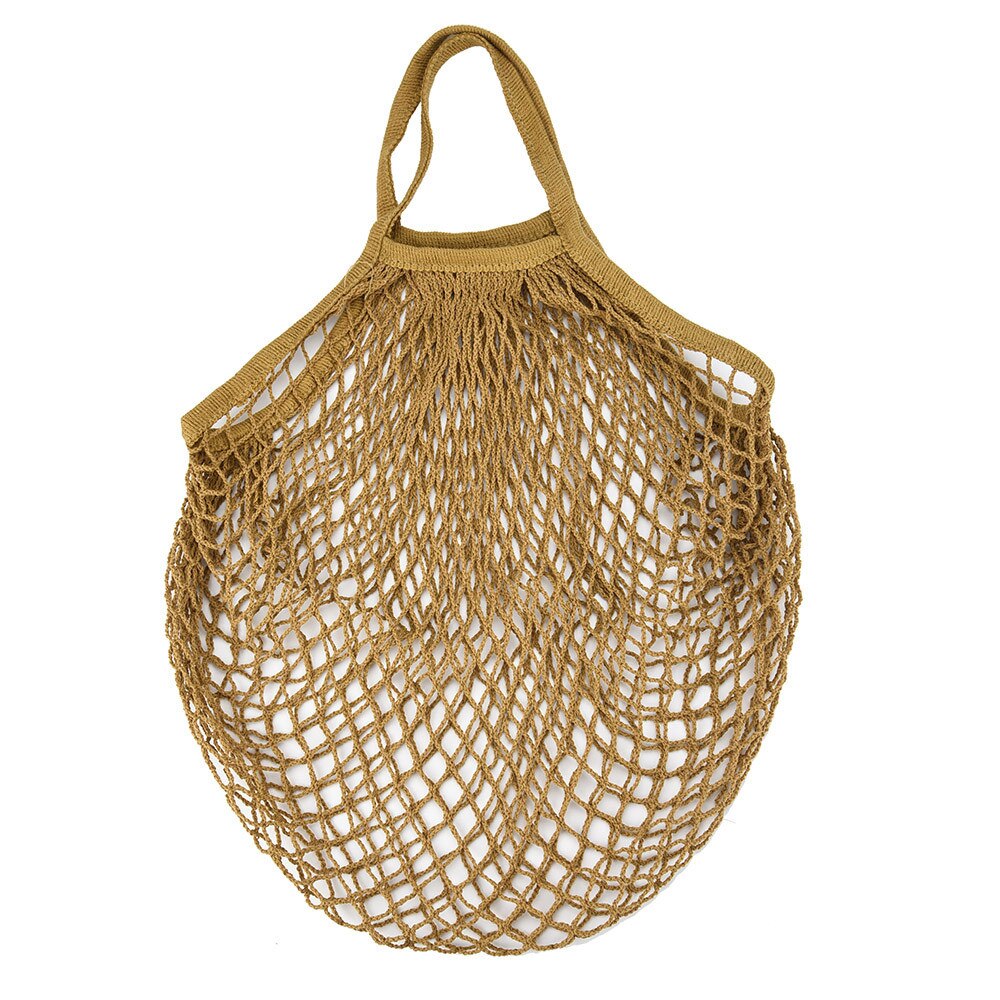 netting handlepose gjenbrukbar streng frukt oppbevaring håndveske totes kvinner shopping mesh nett vevd veske butikk dagligvare tote bag