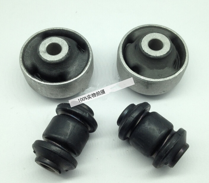 4 Uds Kit frente trasero de goma soporte de brazo de Control casquillos para escarabajo VW Polo Bora Jetta Golf 4 A3 S3 TT Fabia Leon 1J0 407, 181