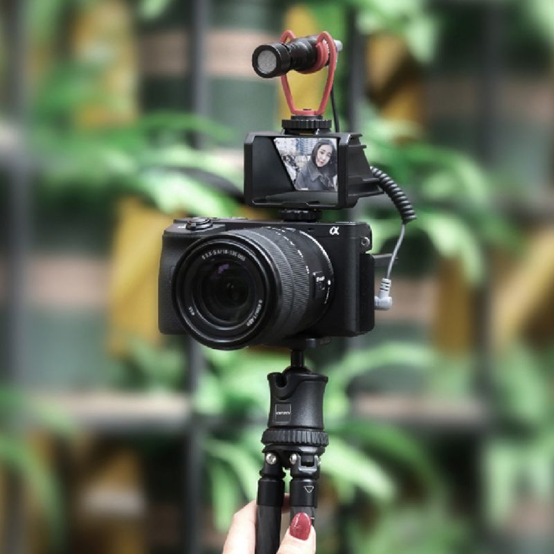snu skjerm brakett periskop vlog selfie standholder til så-ny  a6000 a6300 sett