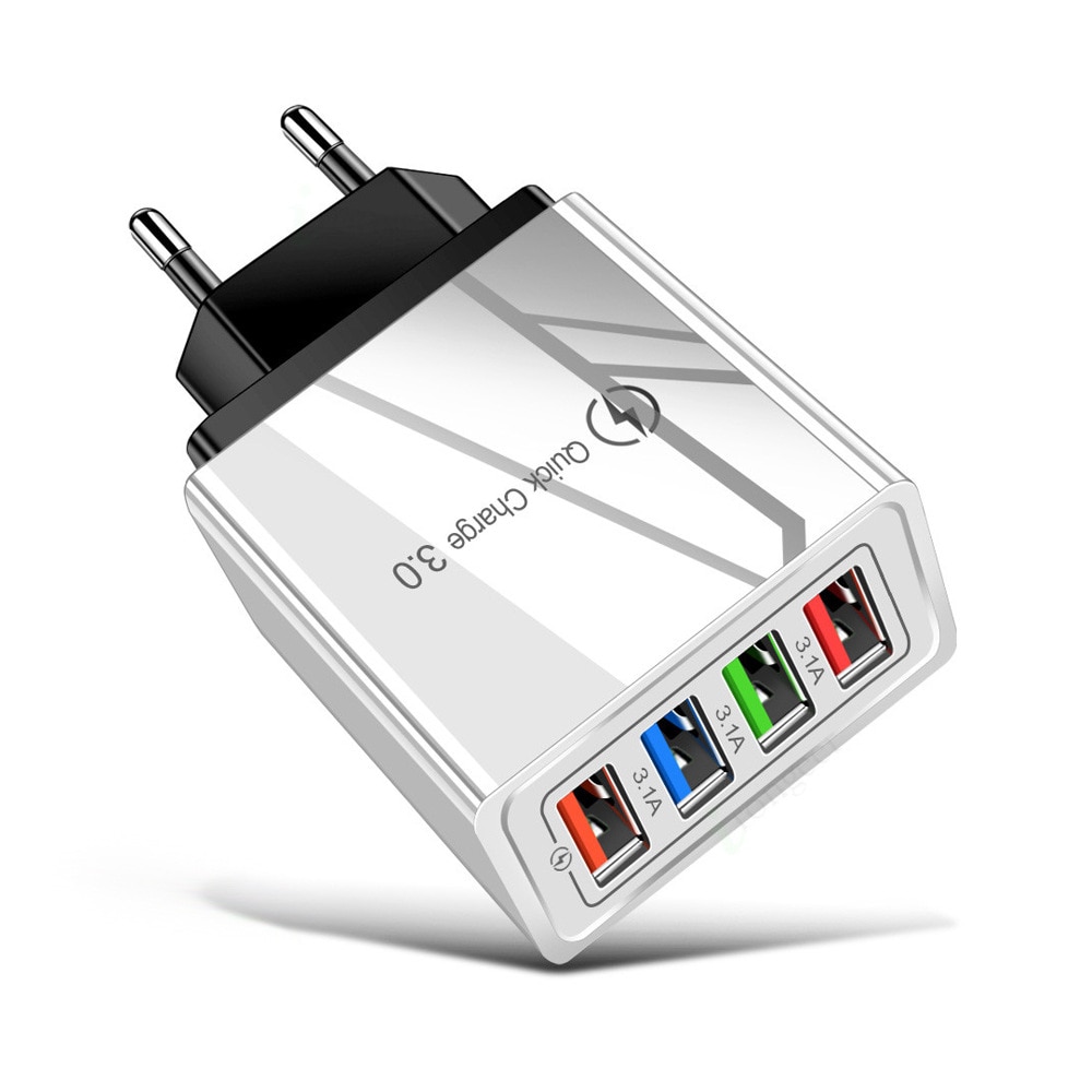 Eu-stecker/Us-stecker Quick Charge QC 3,0 4,0 USB UNS EU Ladegerät Universal Handy Ladegerät Wand Schnelle lade Adapter