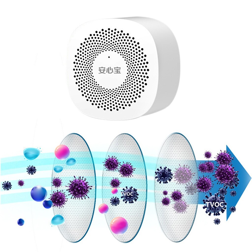 Testeur de de l&#39;air, détecteur de dioxyde de carbone et de CO2, détecteur de formaldéhyde, haute sensibilité, Machine de test de formaldéhyde en intérieur