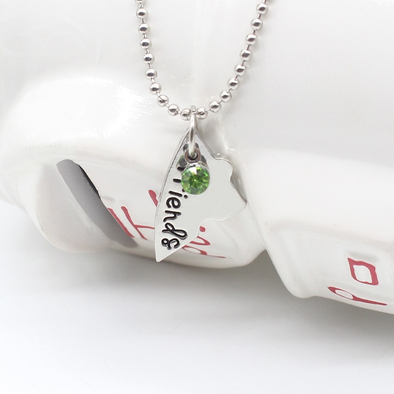 Beste Freund 4 Stück Halskette Frauen Schmuck BFF Freundschaft Anhänger Choker Schmuck Für Frauen Freies