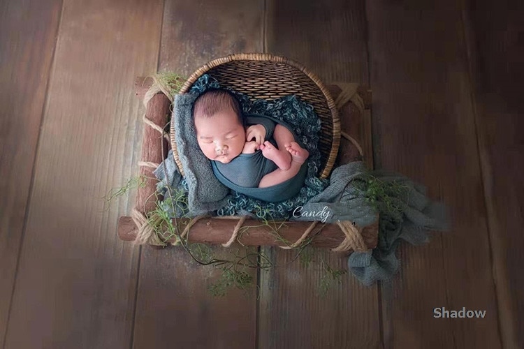 Nyfödda fotografering rekvisita retro baby korg infantil fotografering tillbehör baby posing rekvisita rekvisita naturliga rekvisita