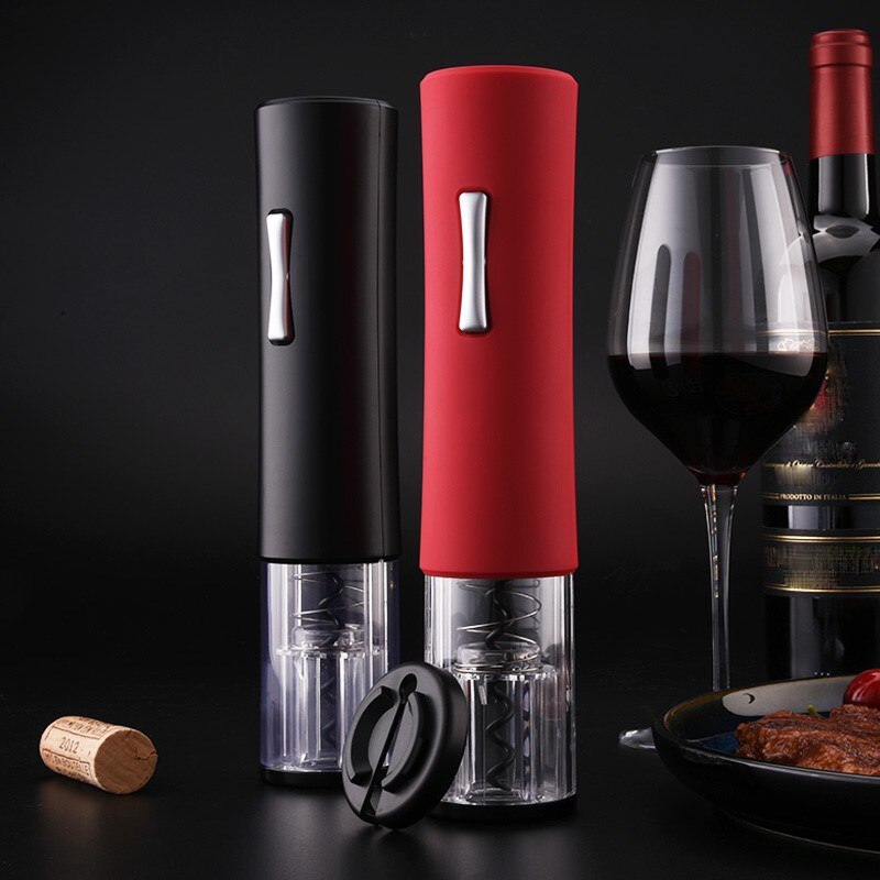 Ouvre-bouteille de vin électrique automatique avec coupe-papier Portable tire-bouchon ménage facile à utiliser ouvre-bouteille outil de cuisine