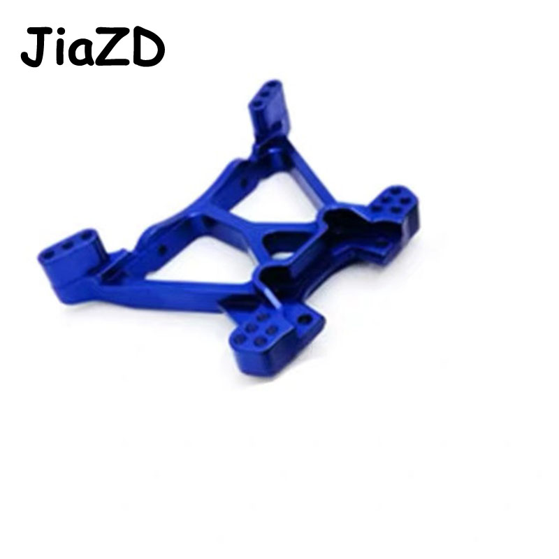 1 Set Aluminum Alloy Metal Upgrade Chassis Parts Kit For Traxxas SLASH 4x4 1/10 RC Car Truck Parts Accessories W001: Rear shock Blue