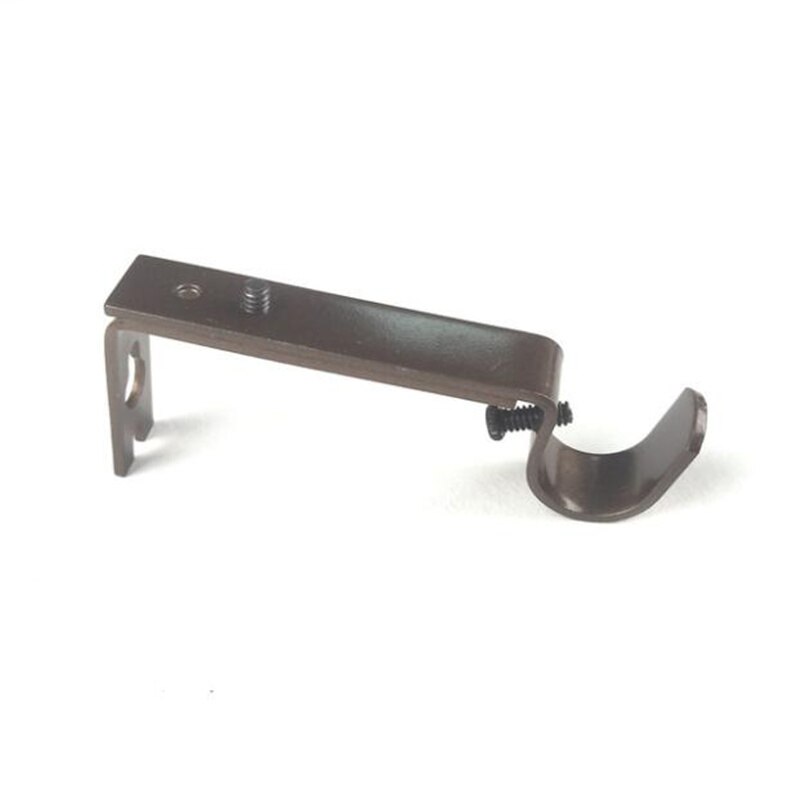 Adjustable Hook Window Accessories Hanging Metal Structure Sturdy Curtain Rod Hook Bracket Holder Decorative Support Fixed