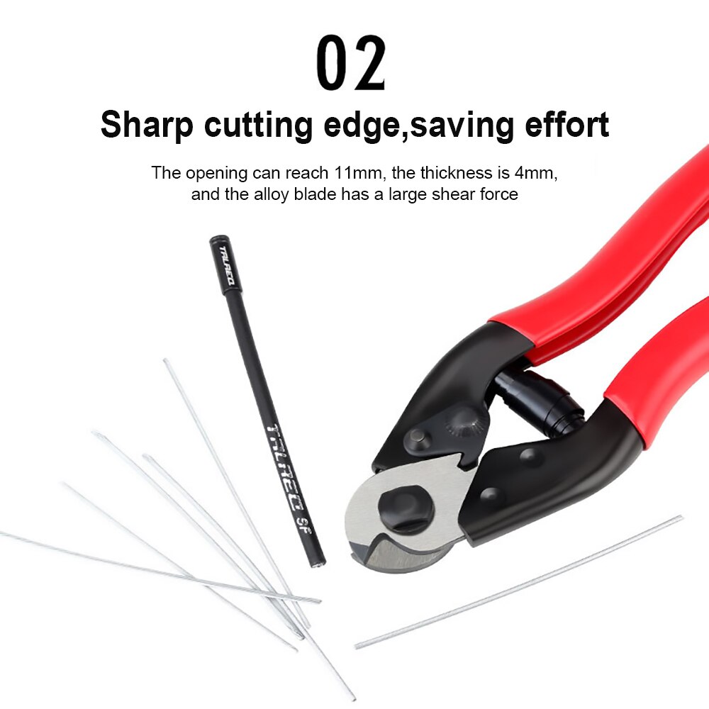 Bicycle Brake Shift Wire Cable Cutter Inner Outer Bike Spoke Cutting Pliers MTB Bike Cycling Repair Tool Brake Line Tube Plier