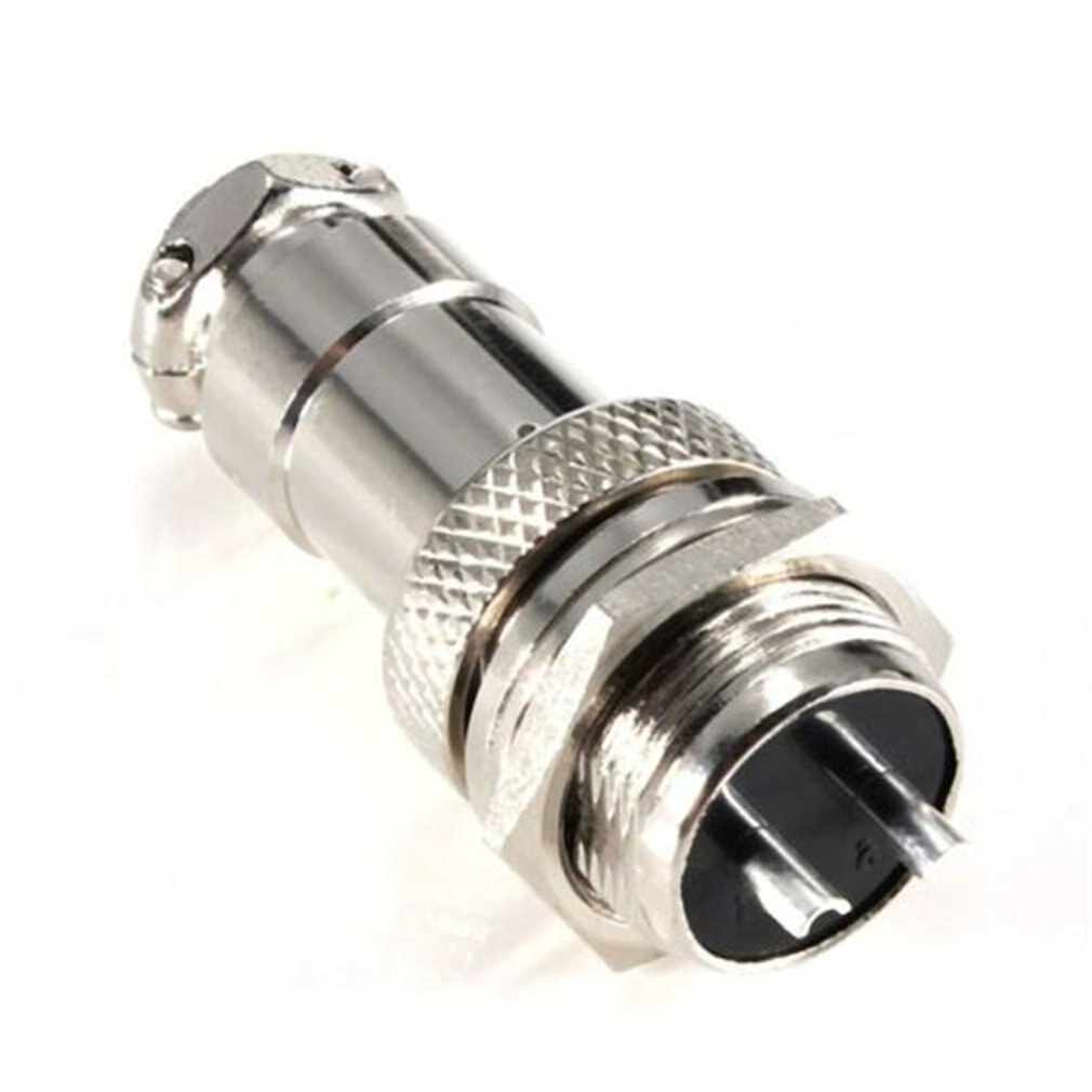 5pcs GX16 Female&male Connector Plug Socket Metal Aviation Plug 16mm Wire Cable Panel Connector Circular Socket Connector