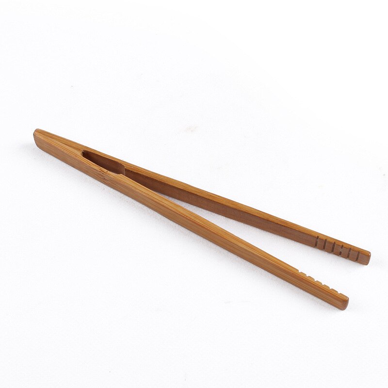 Pince à thé en bois, 1 pièce, pour salade de bambou, sucre, Toast: B