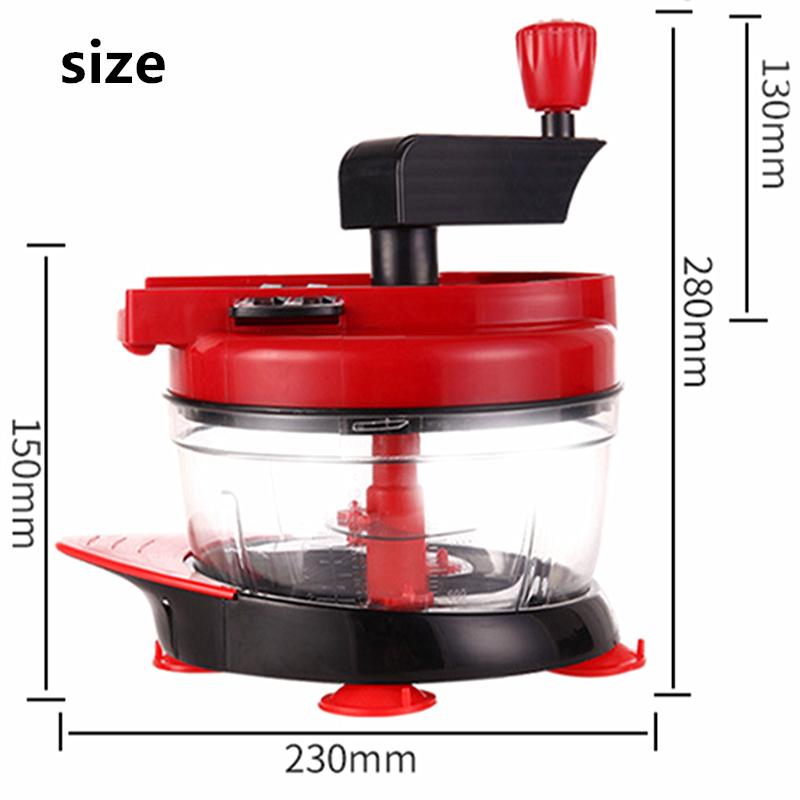 Multifunctionele handmatige groentesnijder mandoline vleesmolen crusher fruit aardappel wortel snijder keukenaccessoires