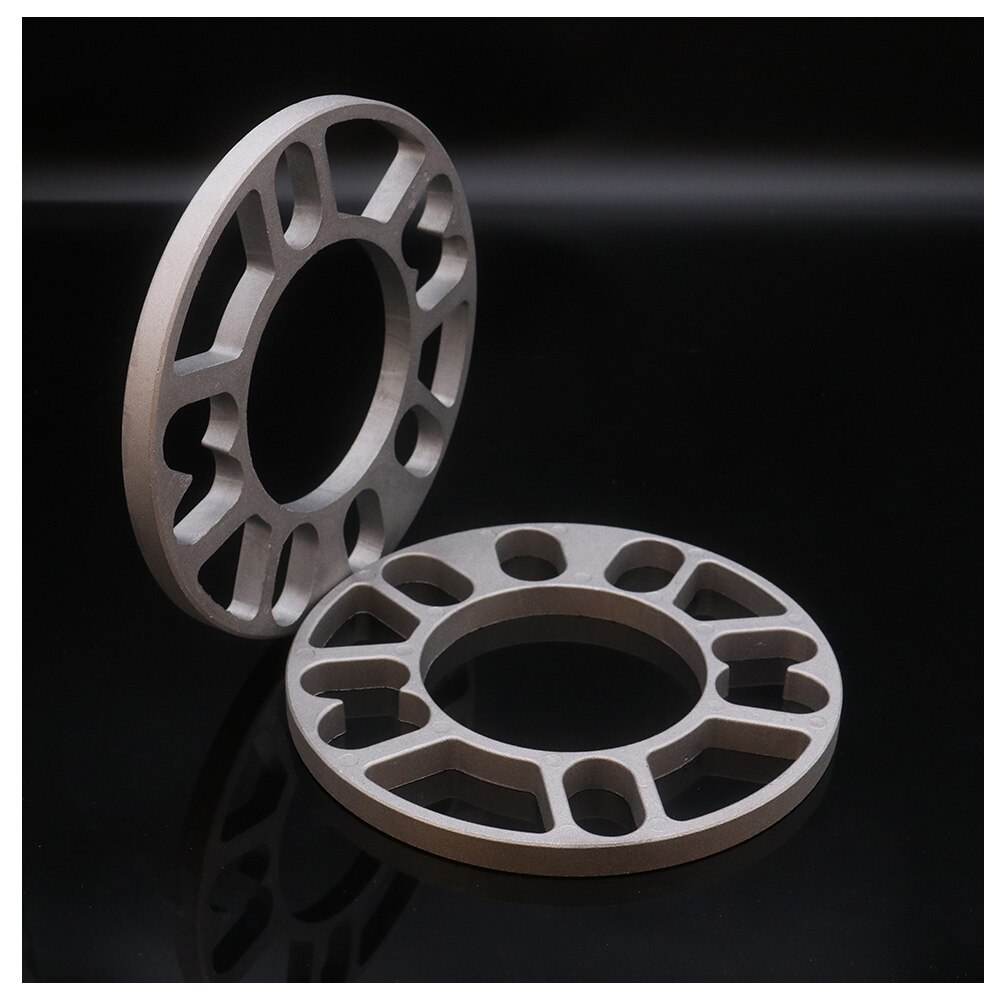 2pcs 10MM Aluminum Alloy Wheel Spacer Shims Plate For 4 Hole Wheel Hub 4X98 4X100 4X108 4X114 Car Accessaries