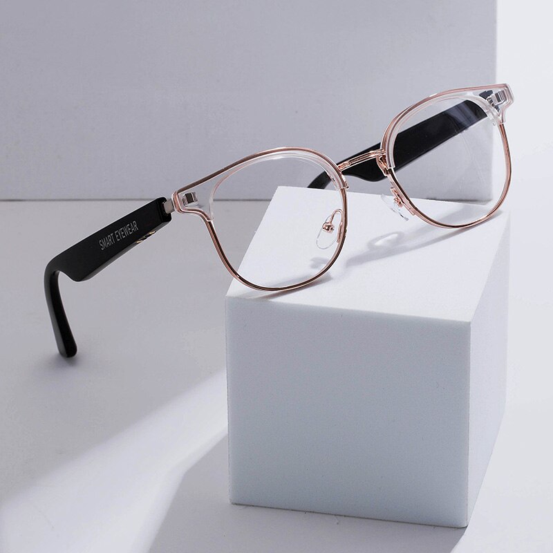 KX05B Smart Glasses Wireless Bluetooth chiamata in vivavoce Audio Open Ear occhiali con lenti anti-blu