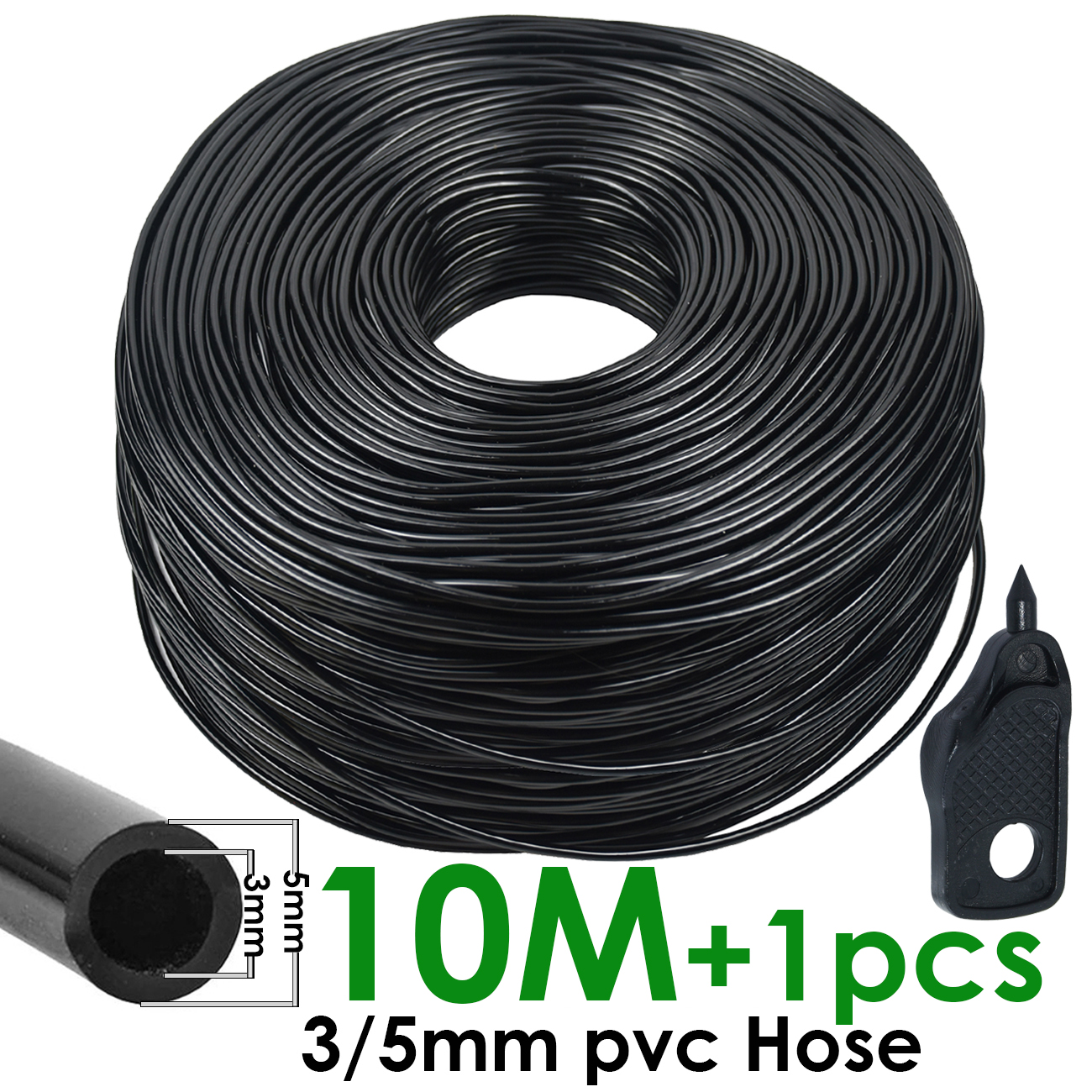 KESLA 10-100M Irrigation Watering System Kit 4-Way 2-Way 8L Drip Arrow Transmitter Dripper Sprinkler Potted Planting Greenhouse: Pink