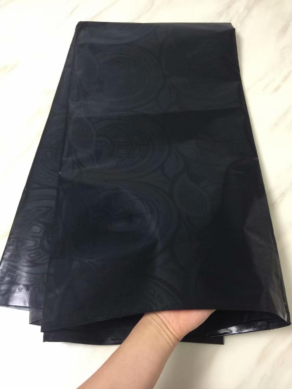 bazin riche getzner jacquard fabric basin guinea brocade fabric 5 yards cheap african fabric china tissu for clothes latest: black