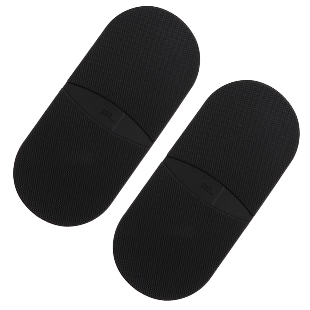 1 Pair Shoe Repair Sole Heel Rubber Half Soles Shoe Soles Replacement, Non-slip