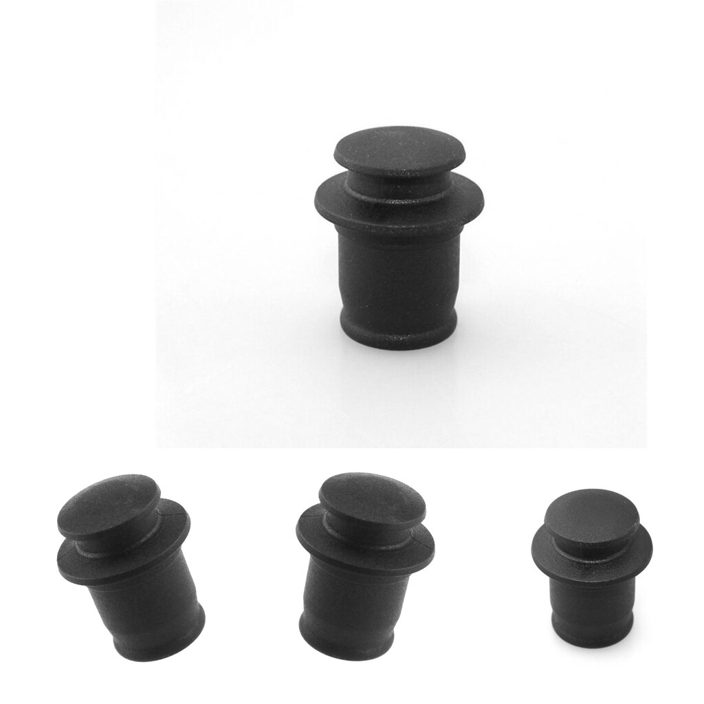 4pcs BLACK Auto Lighter Cover Cap Socket 12 Volt Power Receptacles