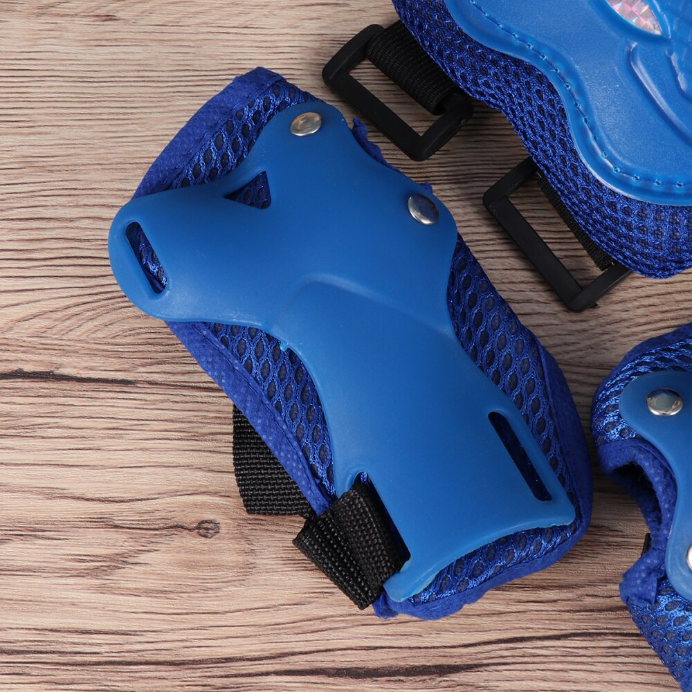 6pcs in 1 Set Adults Roller-skate Protection Gear Skiing Roller Protector Sports Protectors Kit Skateboard Bike Riding Knee Pad