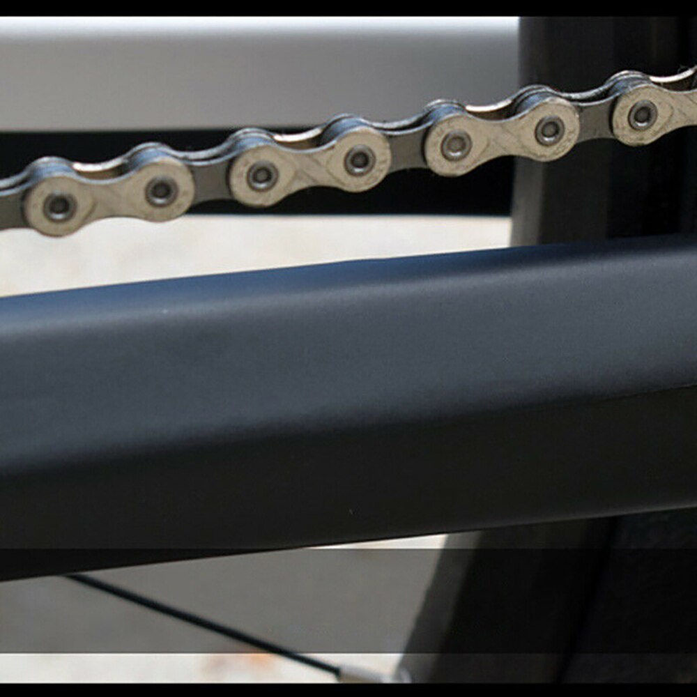 Fahrrad anti-scratch-schutz aufkleber rennrad berg Matt Schwarz fahrrad kette aufkleber fahrrad rahmen aufkleber schutz