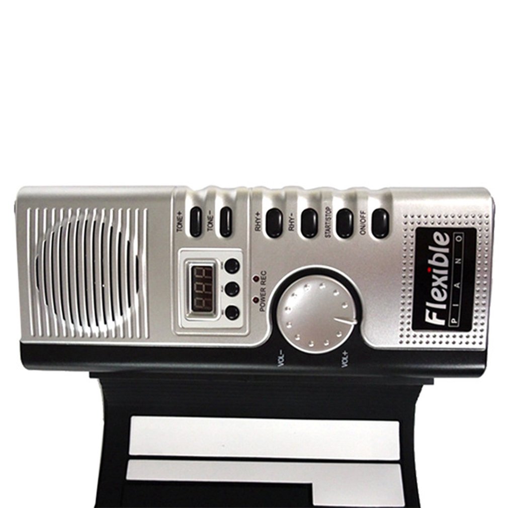 61-Key Hand-Rolled Piano With Speakers Beginner Piano For Children Midi Recording Playback Function Dual Keyboard Function