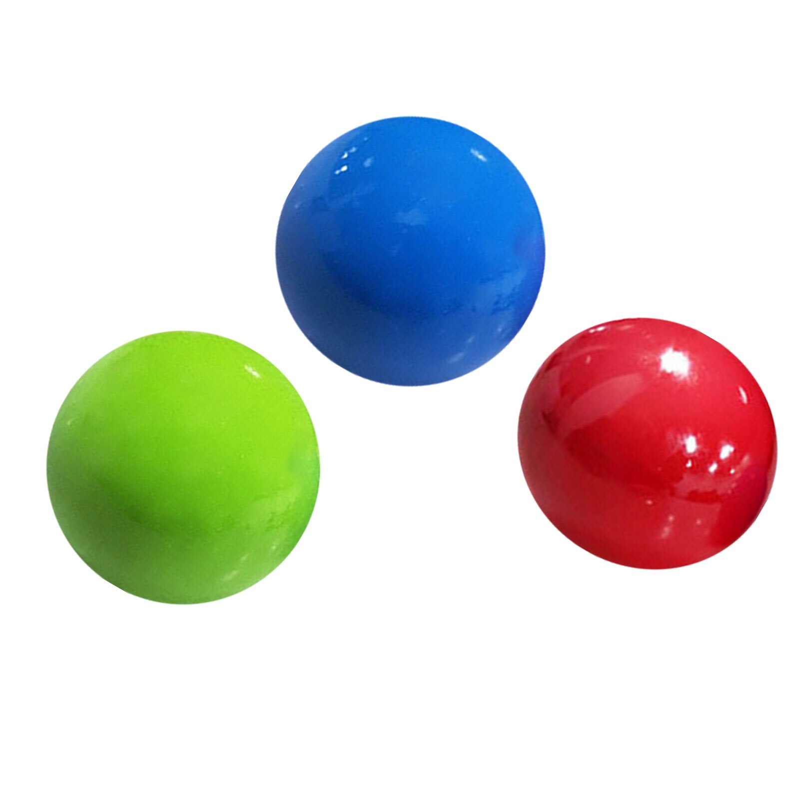 1/4/8 pièces boules collantes lumineuses jeter au plafond boule de décompression cible balle de courge collante jouet de décompression d'aspiration pour les enfants: 1pcs