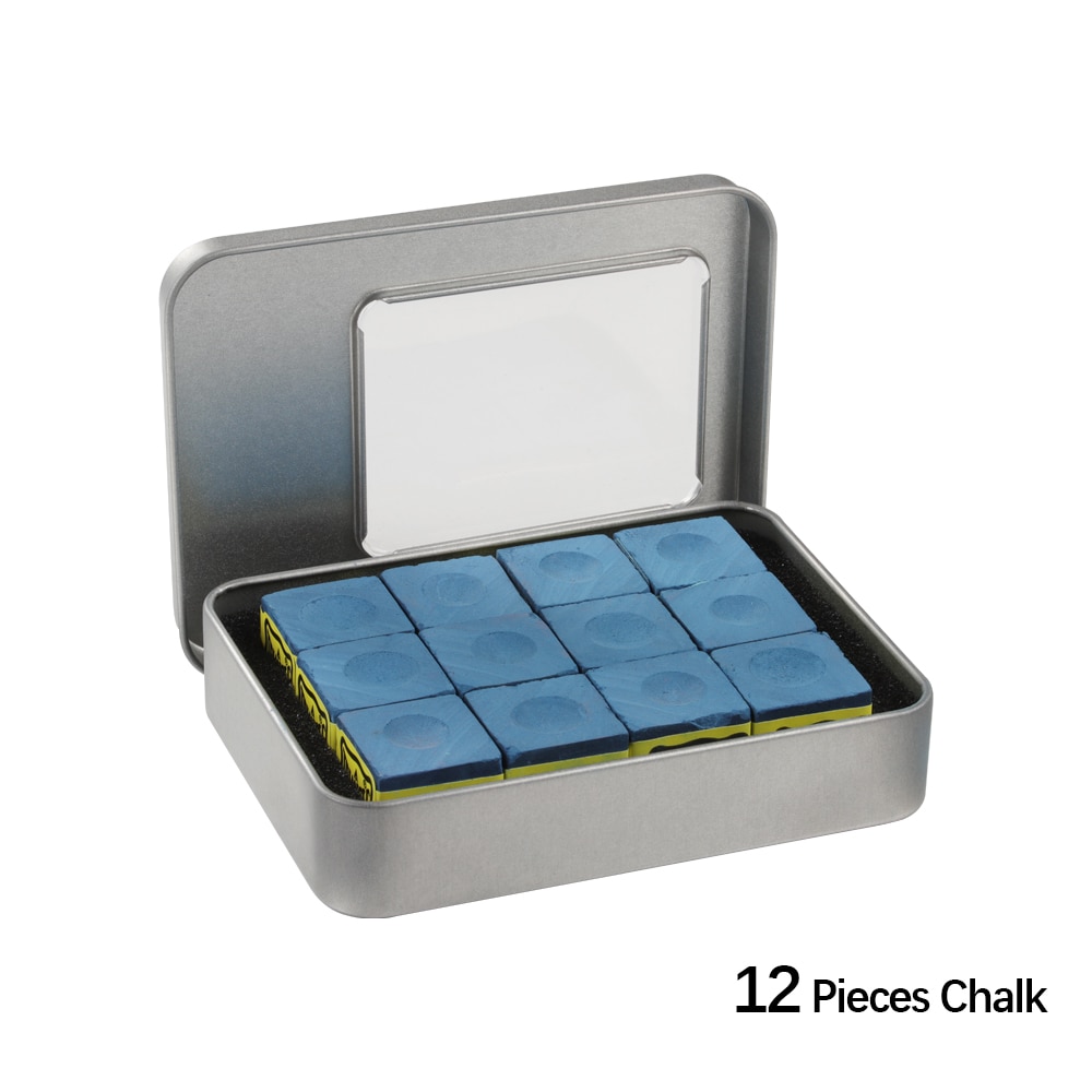 Triangle Chalk Billiard Chalk with Box Red Green Blue 12 Pieces No-slip Chalk Billiard Accessories Snooker Chalk