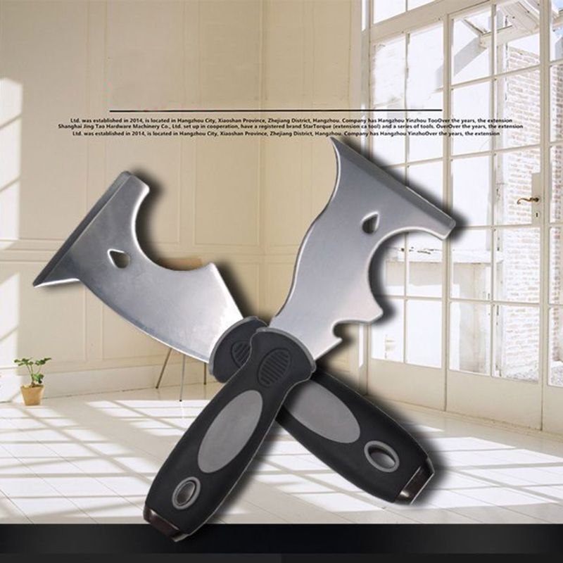 Stainless Steel Paint Putty Scraper 7in1 Tool Paint Can Opener Wallpaper Scraper