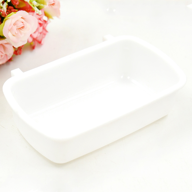 Vogel Hamster Kom Rechthoekige Voedsel Kom Kleine Huisdier Kooi Opknoping Drinken Voedsel Feeder Cup Voeden Baden Huisdier Voedsel Gereedschappen