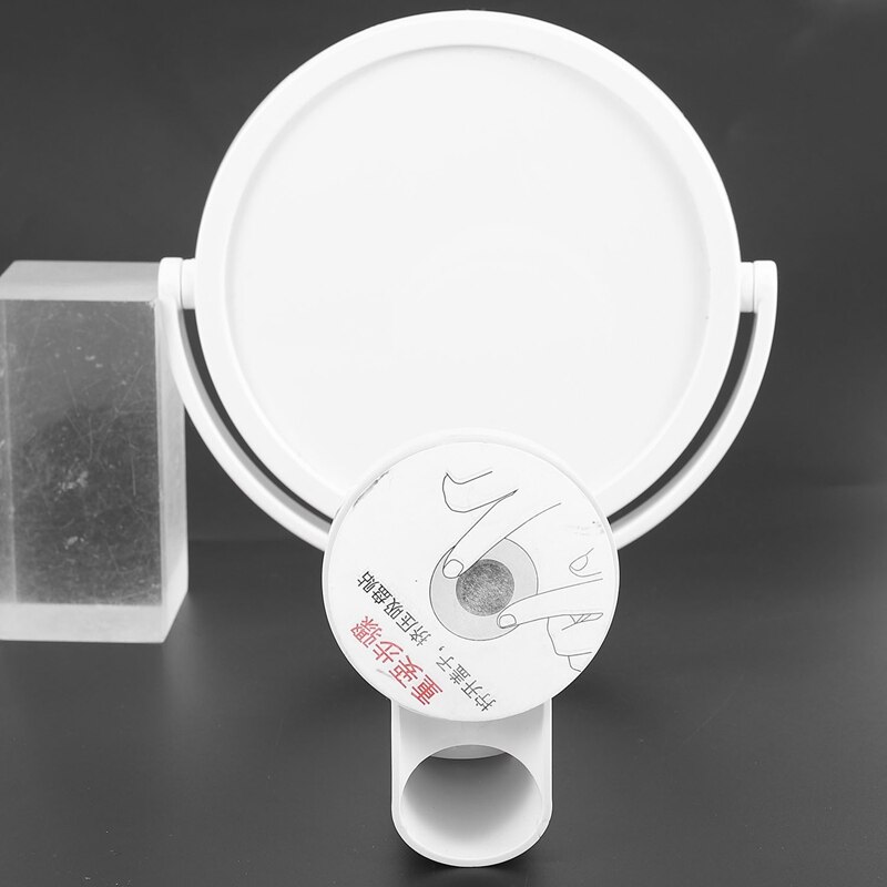 Nowoczesne lustro łazienkowe bez wiertła 2 boczne makijaż próżność golić lustra ścienne ssania składane ramię przedłużyć okrągłe akcesoria robić kąpieli