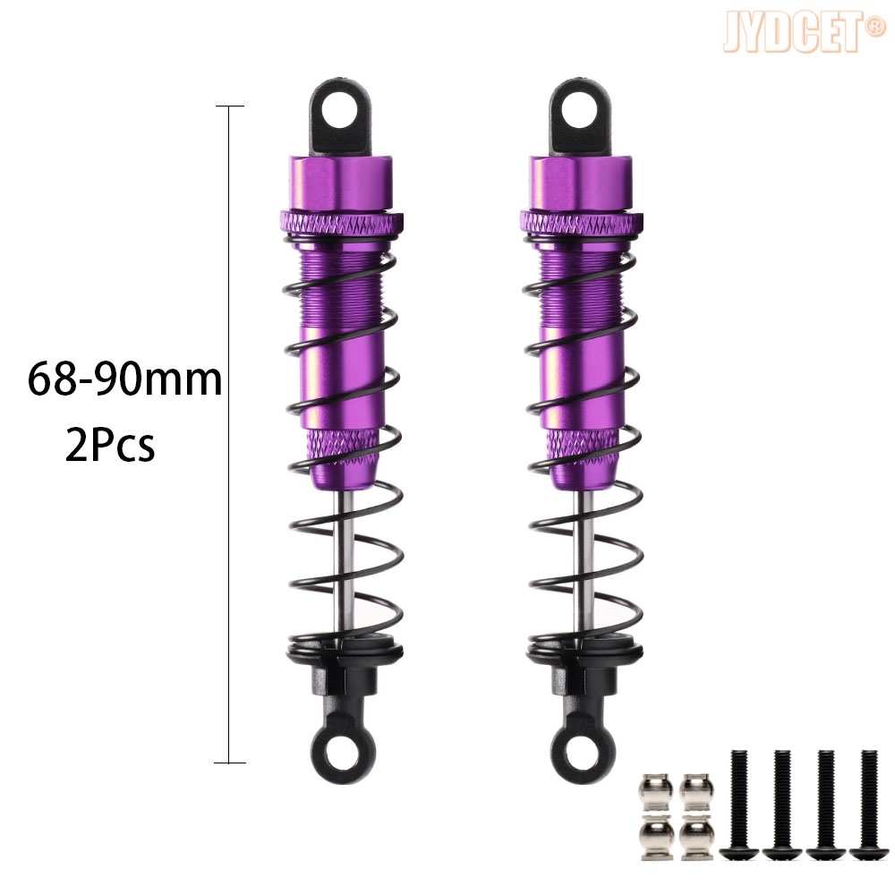 Amortisseur d'huile en alliage d'aluminium 75MM 80MM 90MM, pour voitures RC 1/10 adultes Tamiya CC01 Axial SCX10 D90