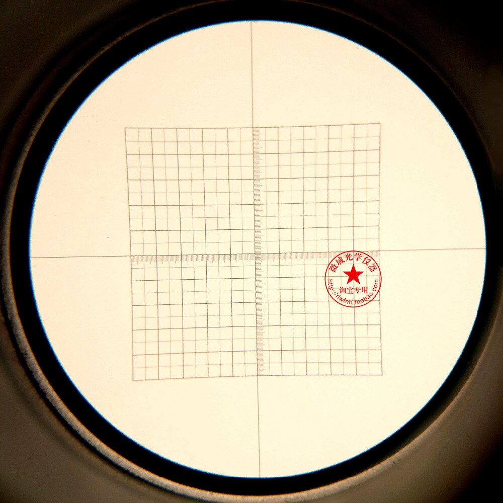0.5mm 0.05mm Biological Microscope Objective Lens Stage Scale Glass slide Measuring Micrometer Calibration Ruler 20mm 24mm