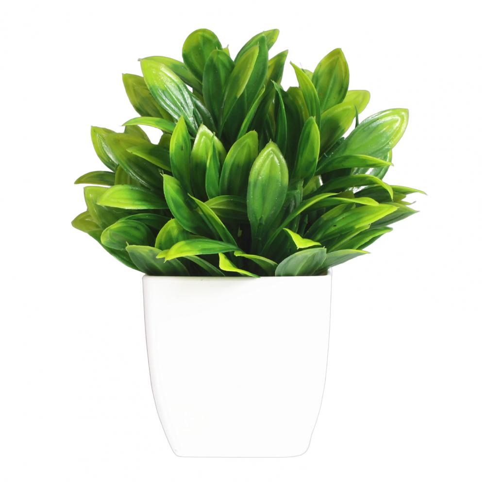 Umelé bonsaje, živé nevädnúce realistické črepníkové rastliny, obývačka, spálňa, umelé rastliny eukalyptu, bytová dekorácia pre hotel: Žltá