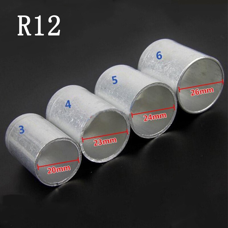 Für Auto A/C Klimaanlage Standard/Reduziert Barriere Kältemittel Schlauch Aluminium crimpen Zwinge 100Stck 3/8'' 1/2'' 5/8'' 3/4''