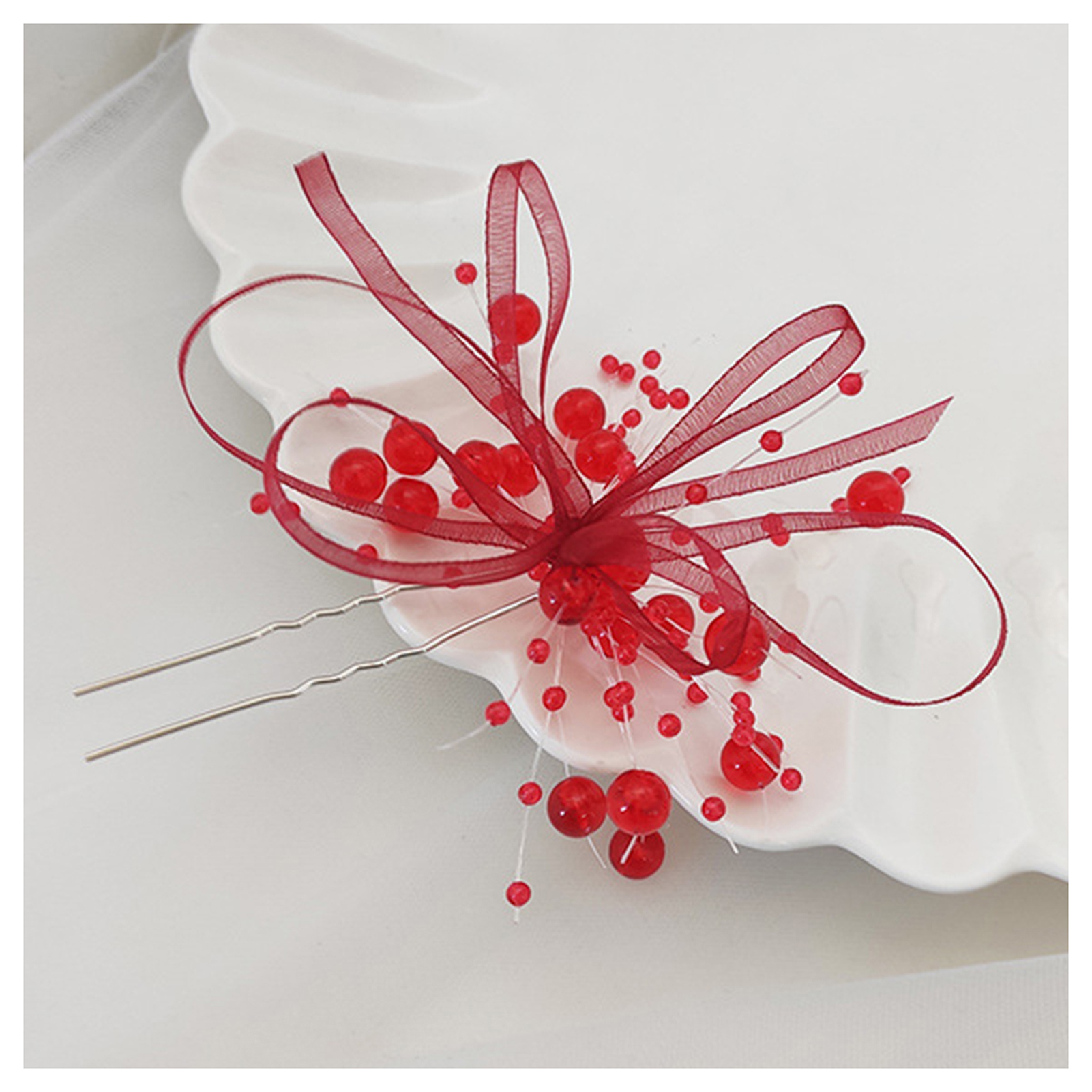 Horquilla de boda de cristal para mujer, accesorios para el cabello, horquillas en forma de U, joyería nupcial para el cabello, pinzas para el cabello con diamantes de imitación, tocados