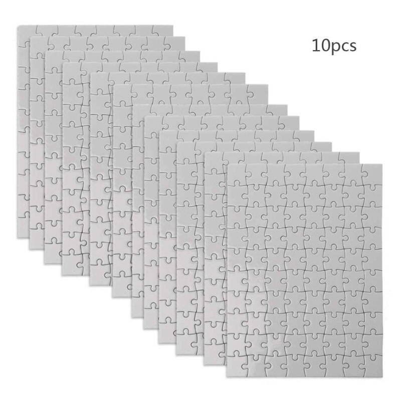 10 Packs Legpuzzels A4 A5 Sublimatie Blanks Puzzels Diy Warmteoverdracht Craft: 7HH1108622-A5